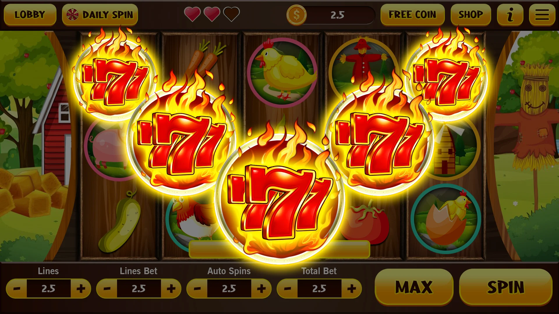 Lotsa slots free coins