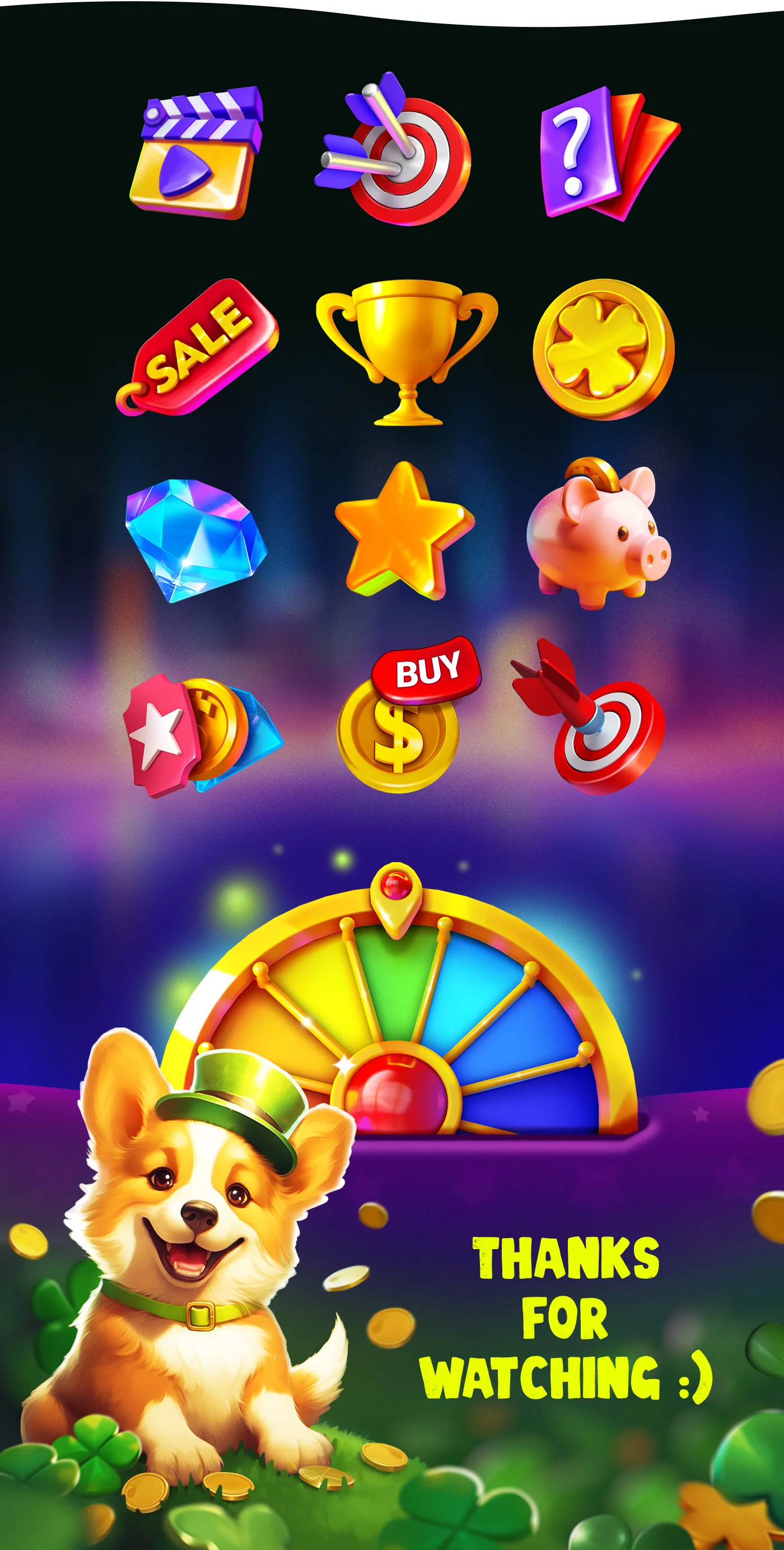 Vegas words downtown slots
